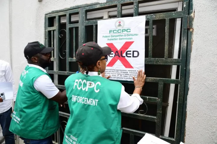 FCCPC seals popular water factory in Abuja, gives reasons (Photos)