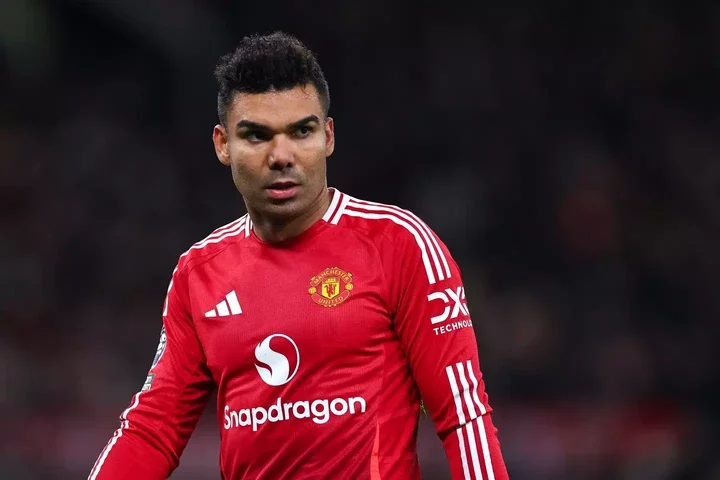 Casemiro has struggled to nail down a regular spot at Manchester United this season. Image: Getty