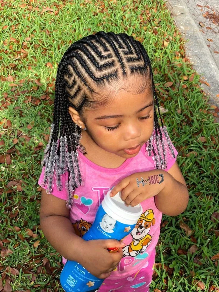 Beautiful Cornrow Hairstyles for Kids.