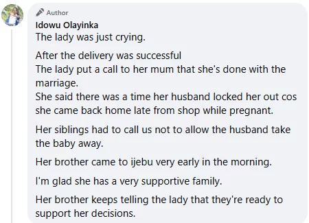 Nurse reveals 'unpleasant comment' a man made when told his wife was about to deliver their first child