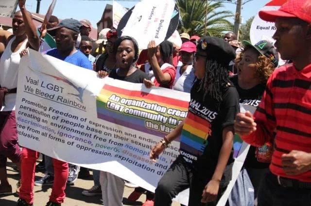 Vaal LGBTI group march for Pasca