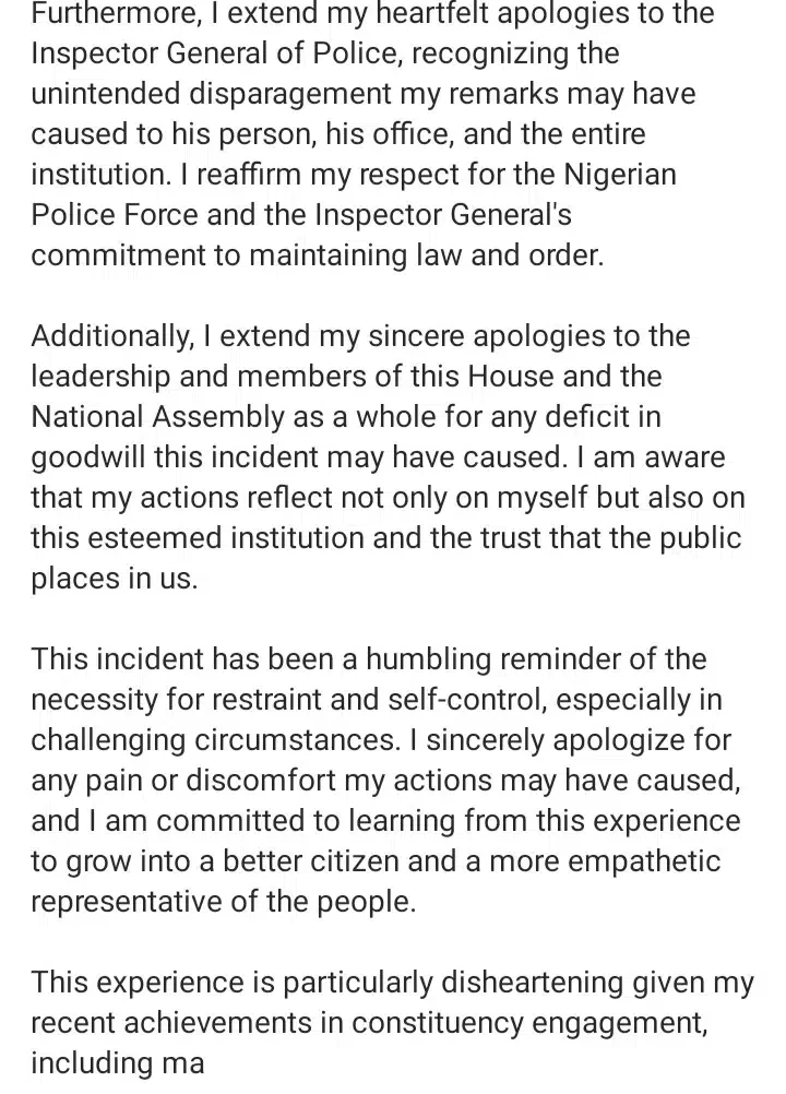 Honourable Alex Ikwechegh issues public apology following alleged assault