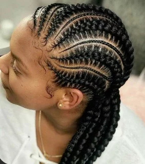 Fascinating Ghana braids hairstyles that stands out.