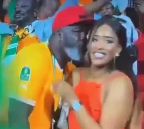 'What I was telling the lady' - Ivorian man opens up, apologizes to wife following viral AFCON video