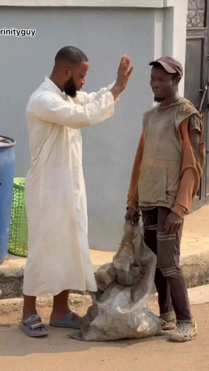 Trinity Guy changes life of graduate who picks rusted iron on the street to sell