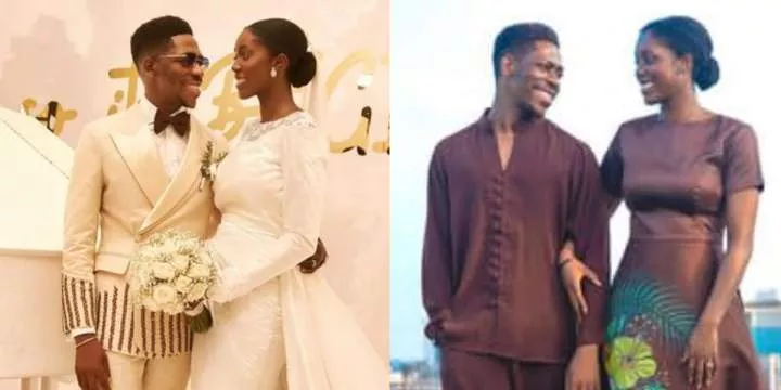 Moses Bliss marks 3 months of marital bliss with wife, Marie Wiseborn