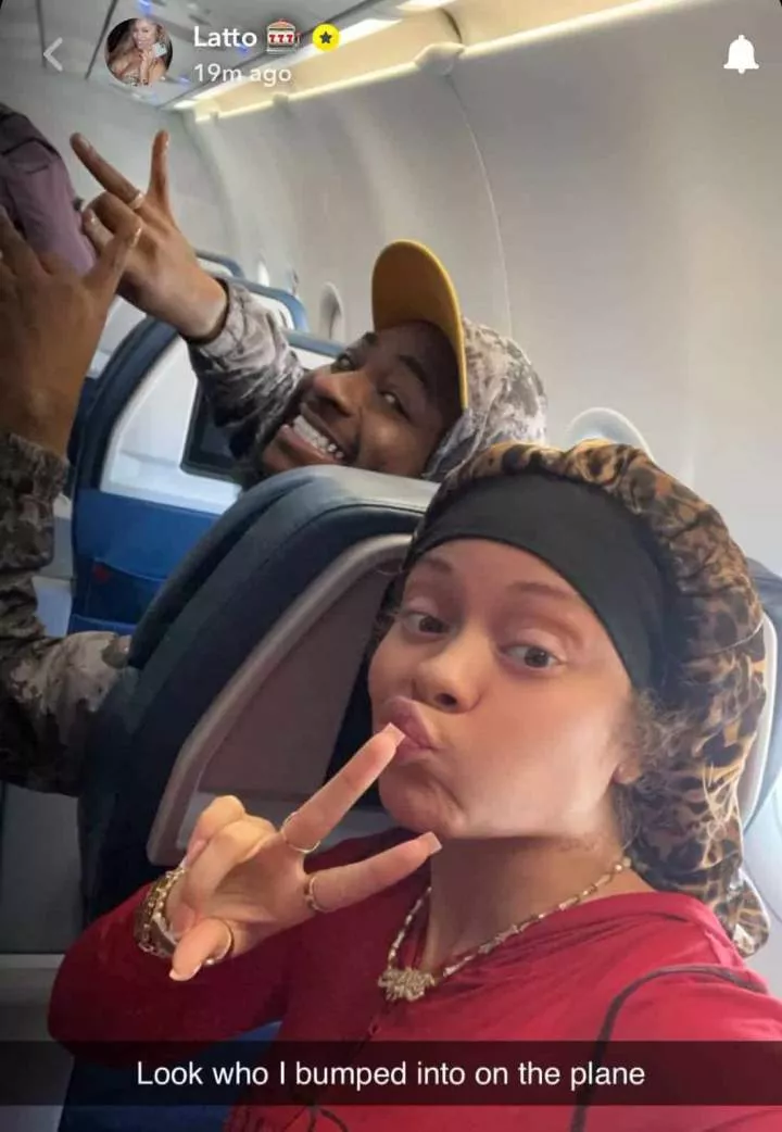 Latto's chance encounter with Davido on LA flight sparks mixed reactions