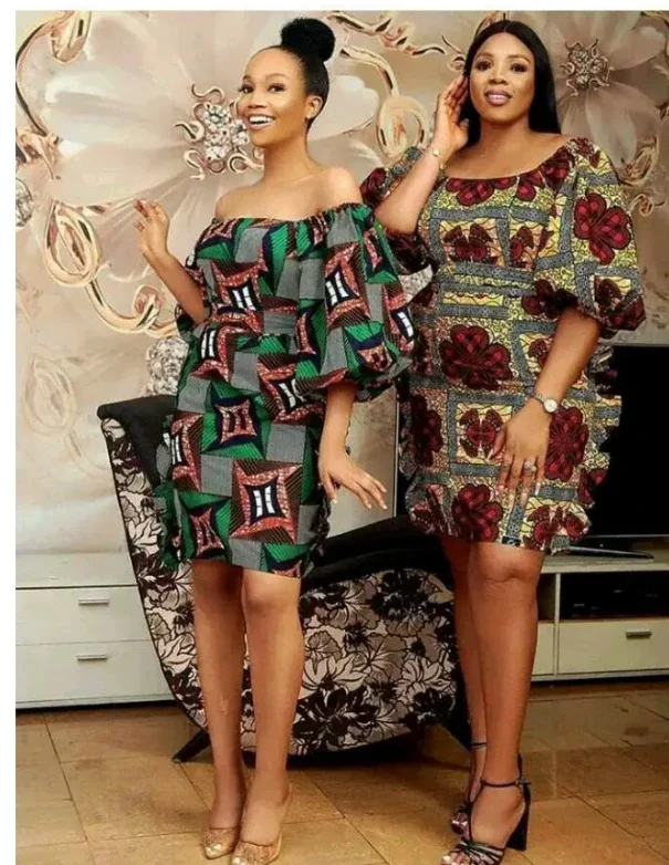 Exotic Short Ankara Gowns for Matured Ladies and Women