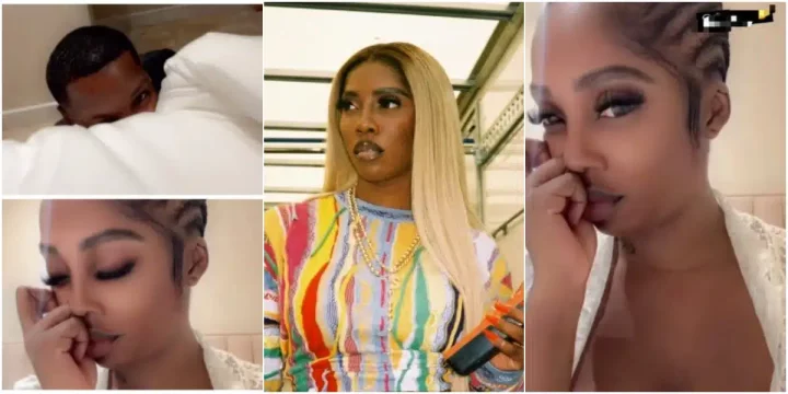 New bedroom video of Tiwa Savage and mystery man surfaces