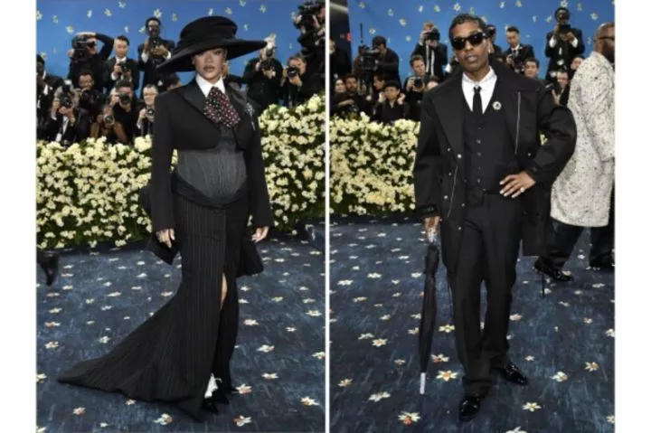 Rihanna, A$AP Rocky confirm third pregnancy at 2025 Met Gala