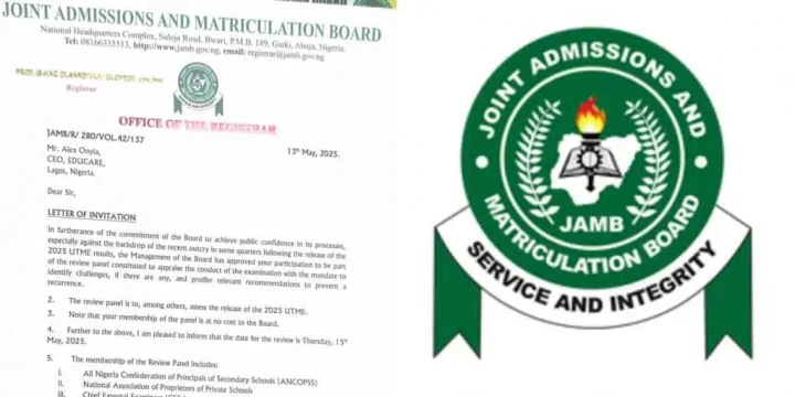 JAMB convenes panel to review 2025 UTME results amid public outcry over low scores