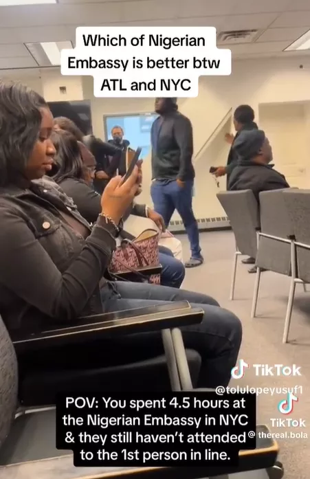 Nigerian TikTok user calls out Nigerian embassy in New York for allegedly not discharging their duty effectively