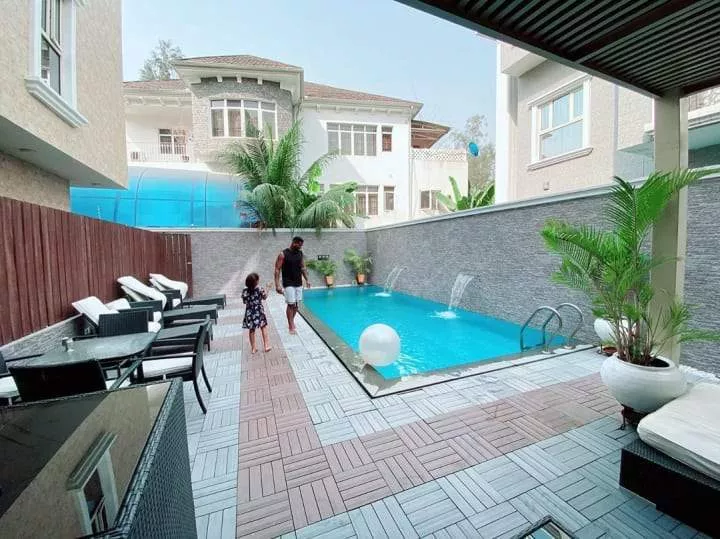 Calm Down, This Is Not Paradise: Inside Peter Okoye's $3.8 Million Banana Island Mansion (Photos)