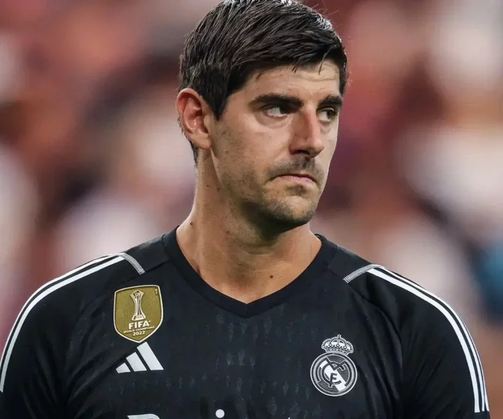 Real Madrid goalkeeper, Courtois leaves training in tears