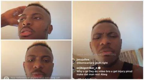 BREAKING: I have lost respect for Finidi - Victor Osimhen blows hot in explosive 10-minute IG LIVE rant on ex-Super Eagles coach