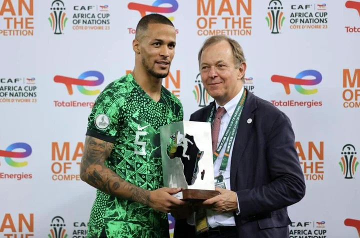 William Troost-Ekong wins MVP of AFCON 2023