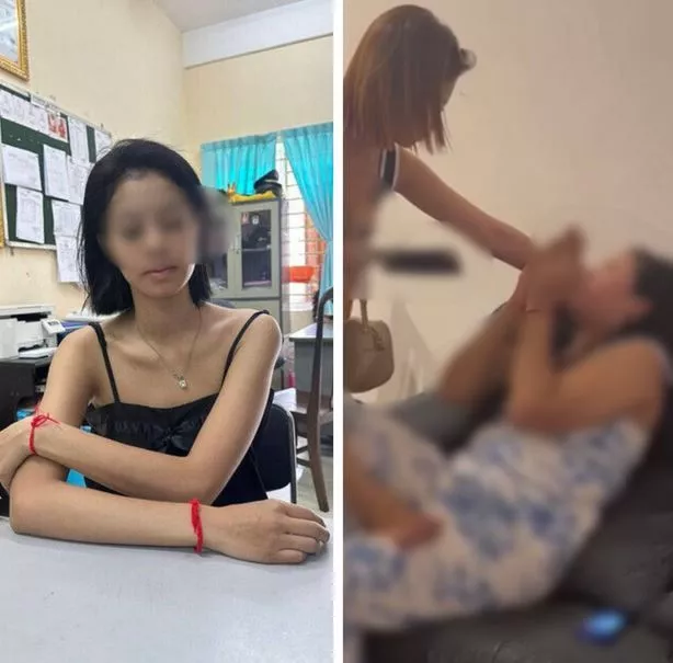 Jealous Cambodian Woman Arrested For Attempted Murder After Attacking Lady She Caught With Her Nigerian Boyfriend