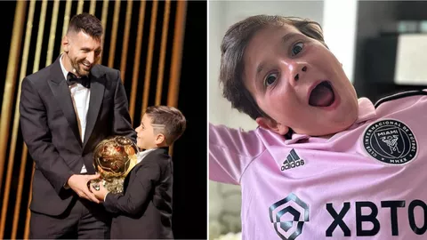 Lionel Messi's son breaks the internet after scoring five goals for Inter Miami (Video)