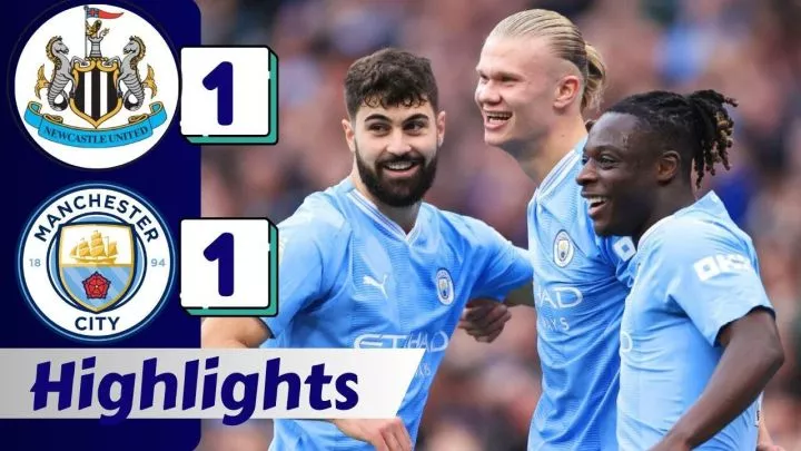 Newcastle United 1 - 1 Manchester City (Sep-28-2024) Premier League Highlights