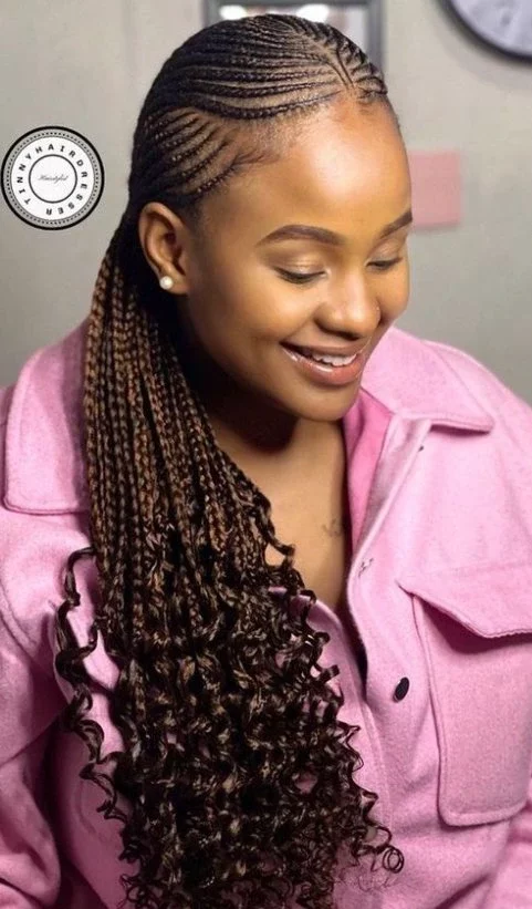 Scintillating braids that really rocks.