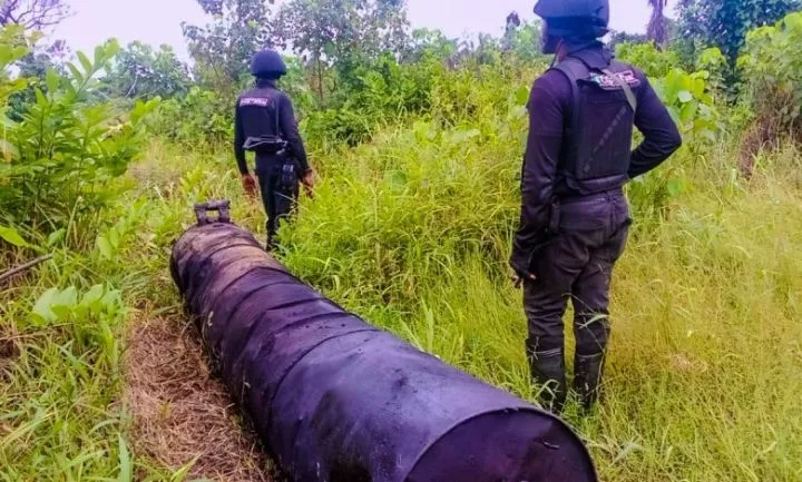 JUST IN: NSCDC raids illegal refinery in Rivers, arrests two, wipes out bunkering site