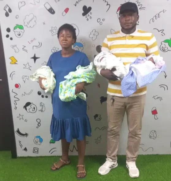 Nigerians raise over N4M for man who cried out for help after welcoming quadruplets