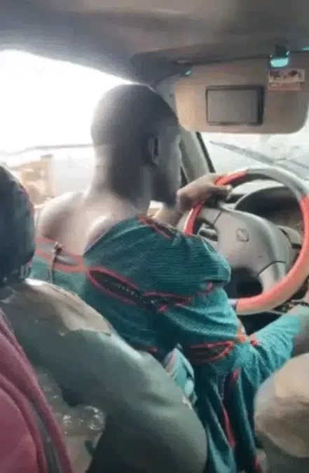 'Why I wear my wife's dress to drive passengers' - Viral Ibadan driver
