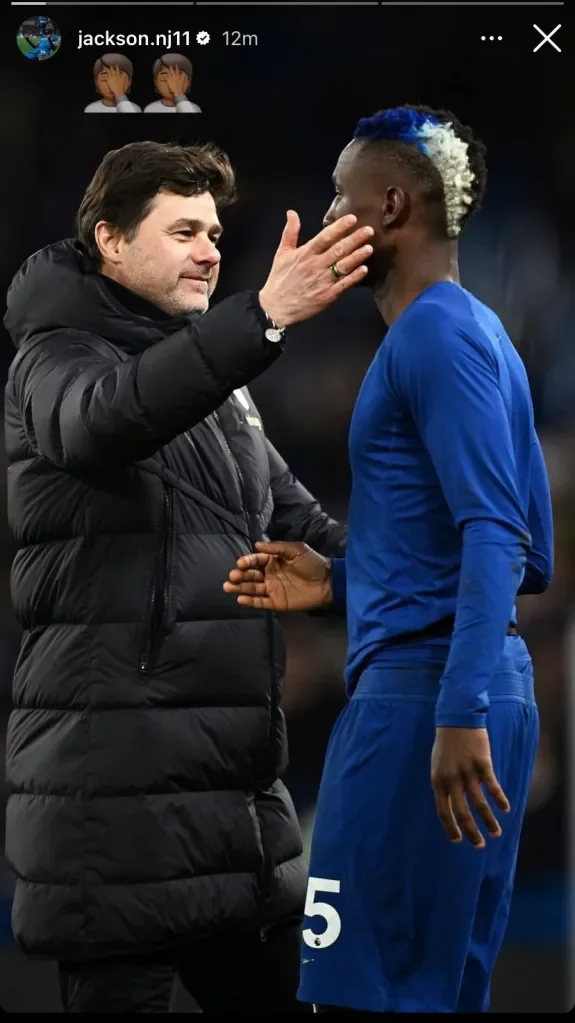 Nicolas Jackson hits out at Chelsea decision over Mauricio Pochettino on Instagram