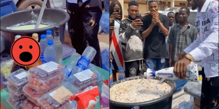 Outrage as students celebrate sign-out party with 'rich man garri'