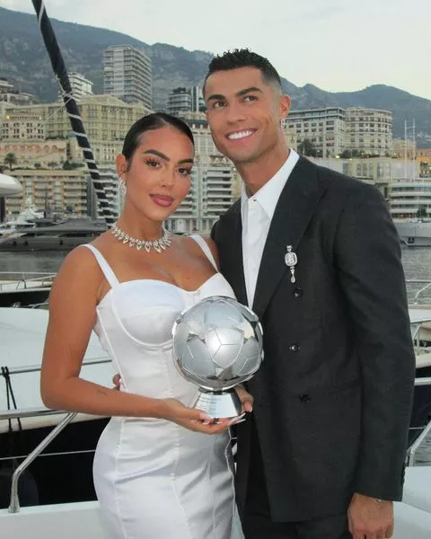 Georgina Rodriguez and Cristiano Ronaldo