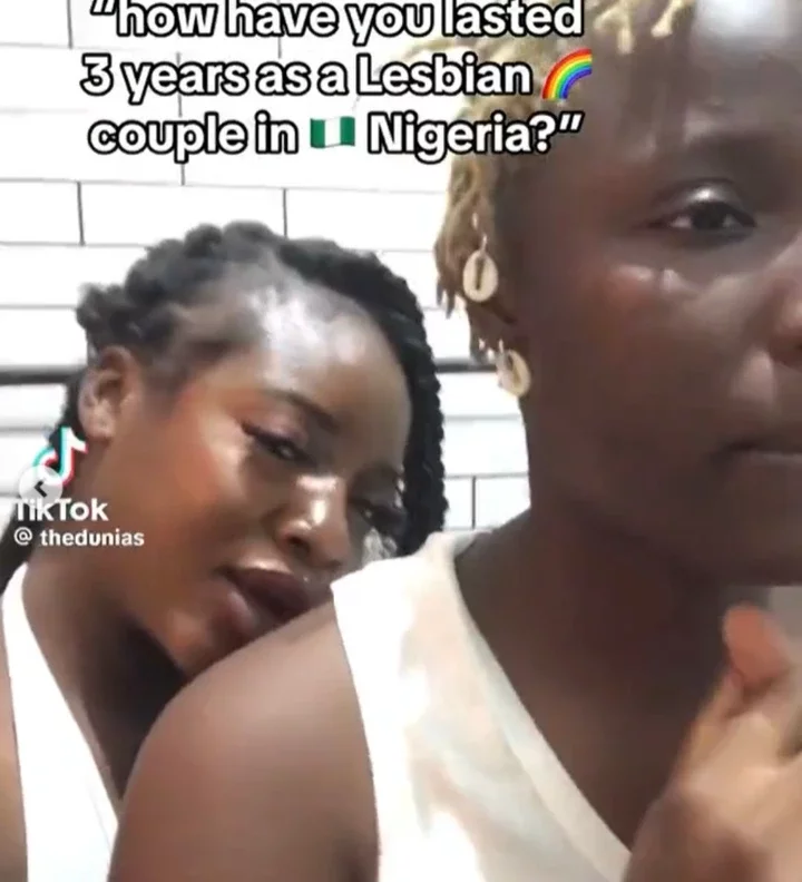 Nigerian lesbian couple join the 'of course' challenge