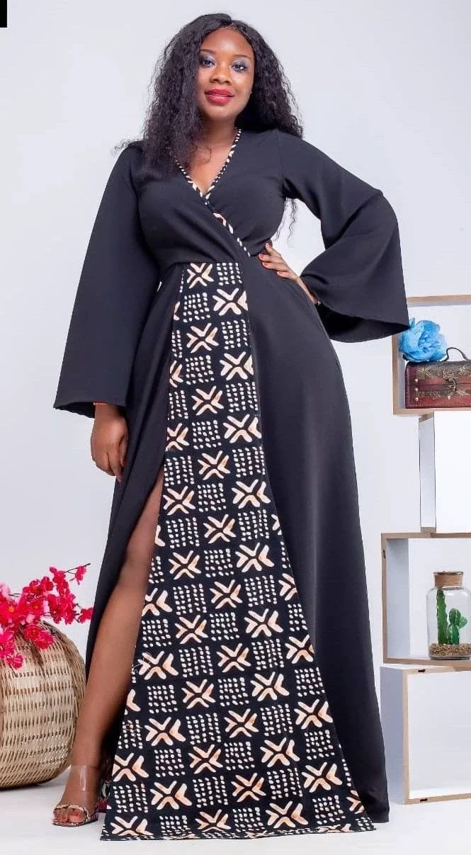 Gorgeous Blended Styles of Ankara Plain and Pattern For Ladies