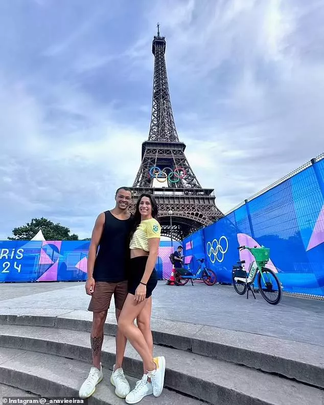 Brazilian swimmer banished from Olympic Games after sneaking out of the Village to go on a night out in Paris with her boyfriend