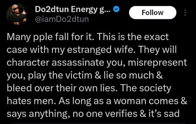 'Women will character assassinate you and play the victim' - Do2dtun reacts to Emeka Ike's interview
