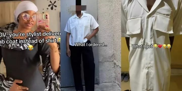 Lady vents as she shows off what she ordered versus what her stylist delivered