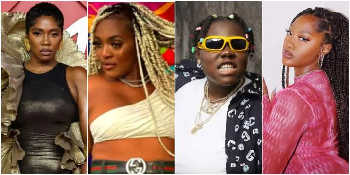 "You guys are selfish" - Afrotrap Queen drags Tiwa Savage, Teni, Tems in the mud over their inability to support female Independent Jorgi