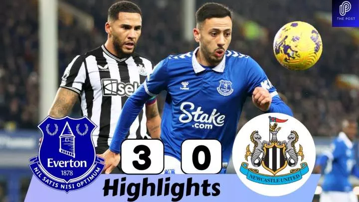 Everton 3 - 0 Newcastle United (Dec-07-2023) Premier League Highlights