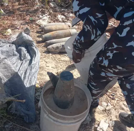 Police recover seven unexploded bombs in Borno