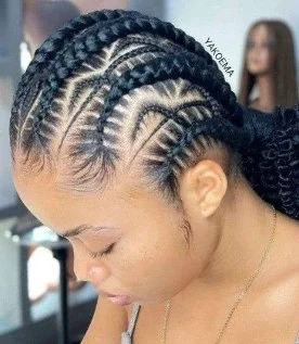 Fascinating Ghana braids hairstyles that stands out.