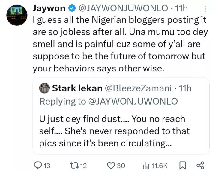 Jaywon warns Ayra Starr and her supporters over photo he took with her that has been used to troll him