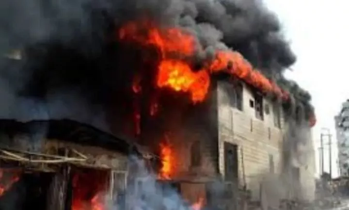 Fire Razes Furniture Workshop, Church In Ibadan Fire Razes Furniture Workshop, Church In Ibadan