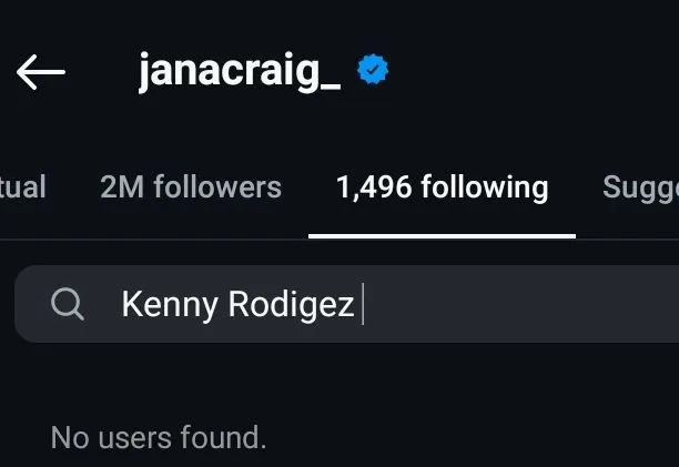 Jana Craig, Kenny Rodriguez reportedly part ways