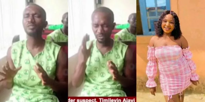 Gospel singer, Timilehin Ajayi spotted praying in court Gospel singer, Timilehin Ajayi spotted praying in court