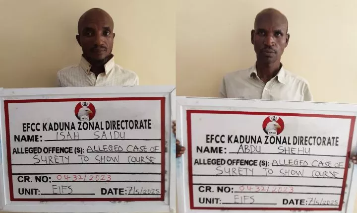 EFCC Arraign Two Men For Failing To Produce A Chinese Man They Stood As Sureties For