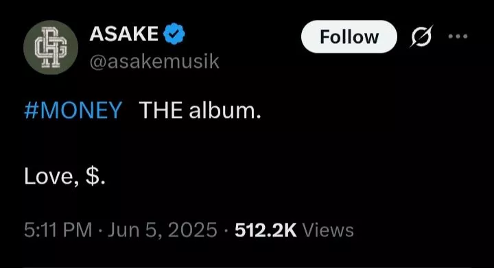 Asake Announces New Album