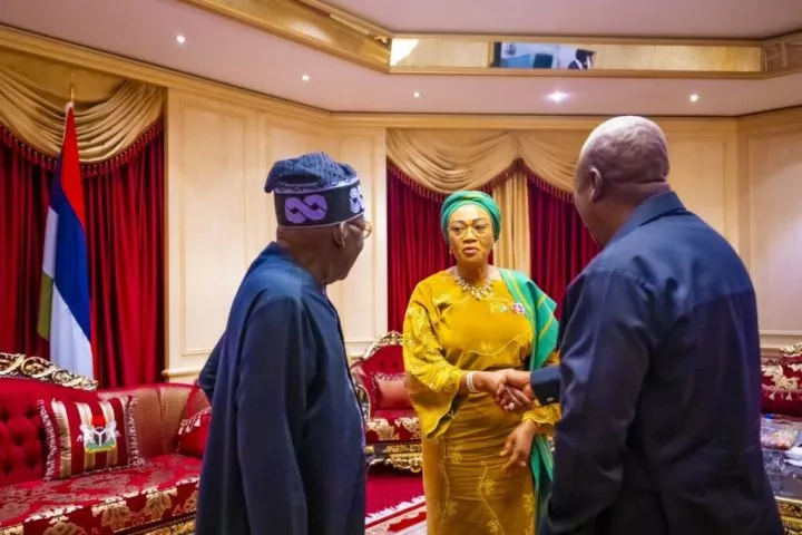 Photo: Tinubu hosts Ghana's president-elect, Mahama in Abuja