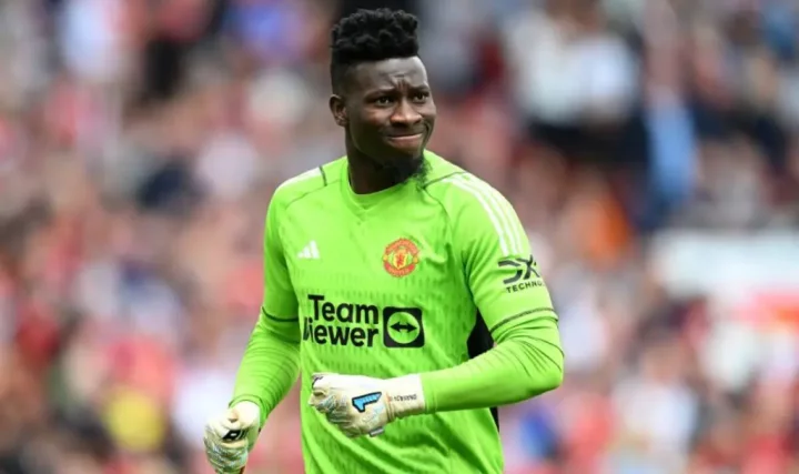 EPL: Onana makes demand after Man United's 0-0 draw with Liverpool