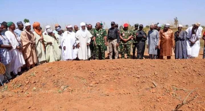 Victims of Kaduna village bombing get mass burial. [Punch]