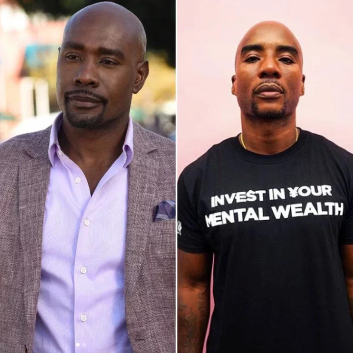 Morris Chestnut and Charlamagne the god