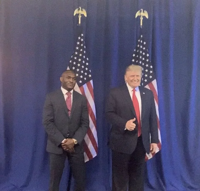 Donald Trump Reacts After Nigerian-American Wrestler, Kamaru Usman Endorses Him Ahead Of Election